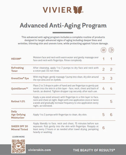 Vivier Advanced Anti-Aging Program