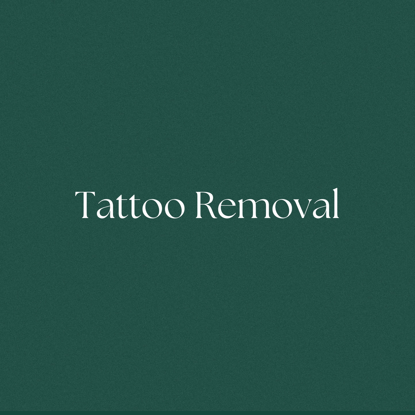 Tattoo Removal